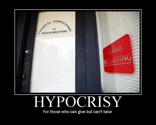 Hypocrisy Telemarketers